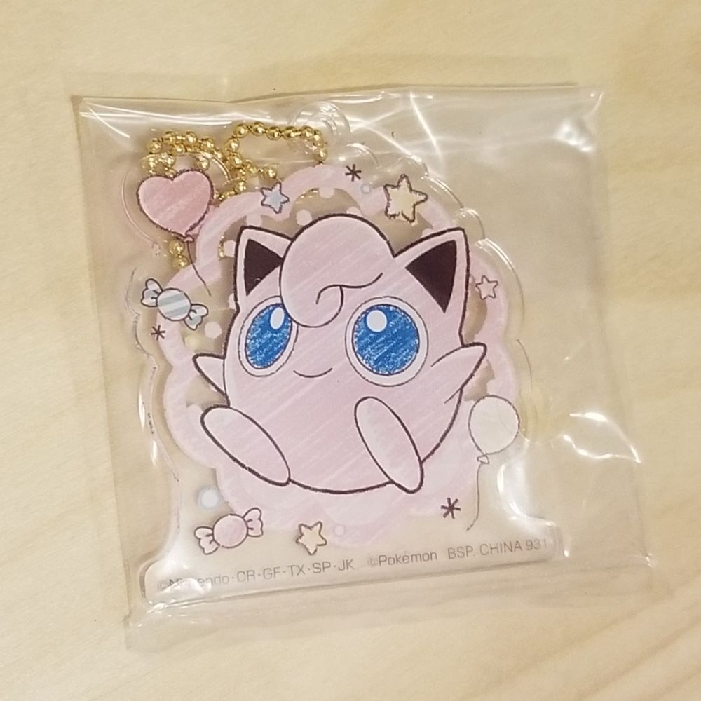 3/$20 🌺 Pokémon Jigglypuff Acrylic Keychain